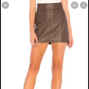 Free people retro body con skirt